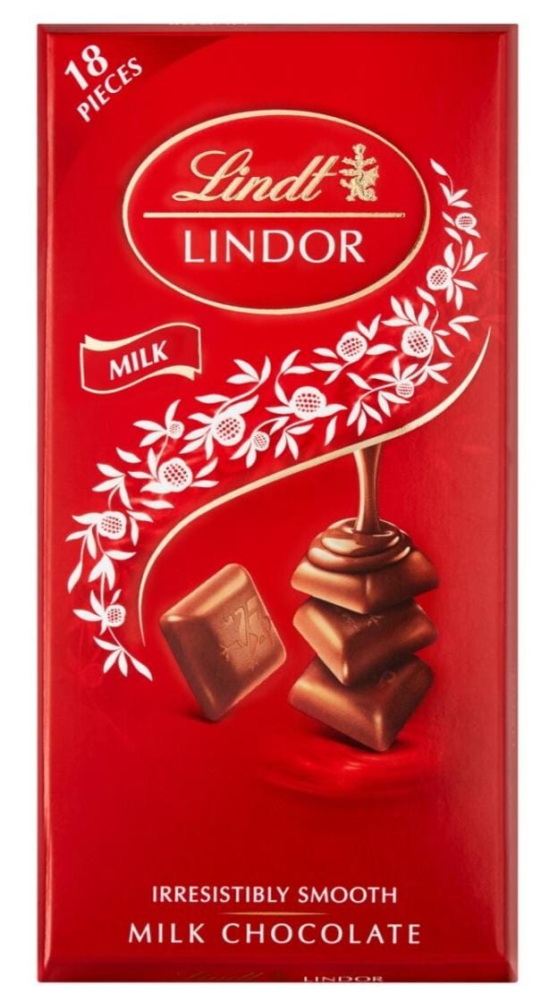 Lindt slab 100g Valentine's Day